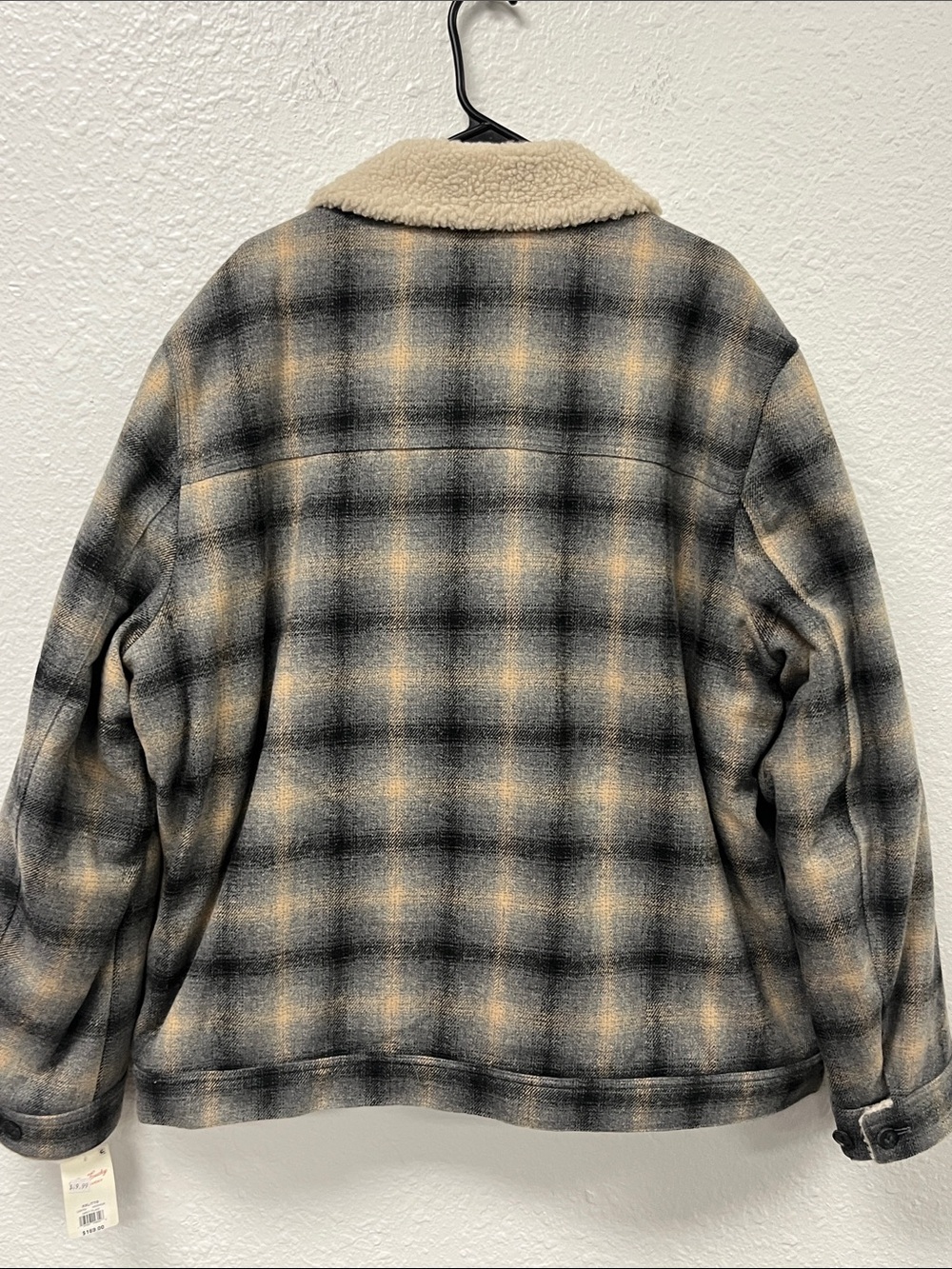 Lucky Brand Blue and Tan Heavy Duty Faux Fur lined Jacket
#1169